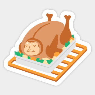 Thanksgiving costume Sticker